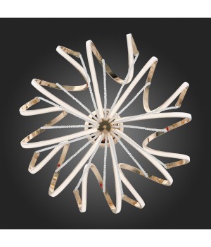 SL959.203.08 Люстра подвесная ST-Luce Золотистый/Белый LED 8*8W 4000K TRAVASO-foto7