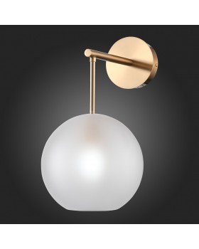 SL1133.501.01 Бра ST-Luce Латунь/Белый E27 1*40W BOPONE-foto5