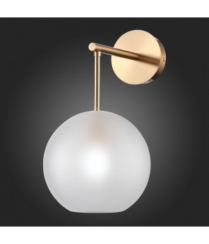 SL1133.501.01 Бра ST-Luce Латунь/Белый E27 1*40W BOPONE-foto5