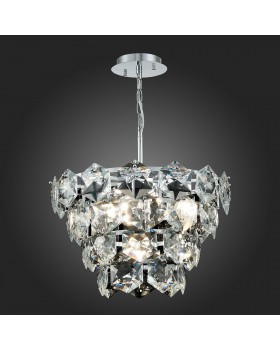 SL1631.103.06 Люстра подвесная ST-Luce Хром/Прозрачный E14 6*40W Viterbo-foto3