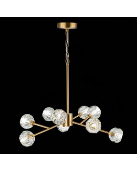 SL1166.303.09 Светильник подвесной ST-Luce Латунь/Прозрачный G9 LED 9*5W ROMANO-foto7