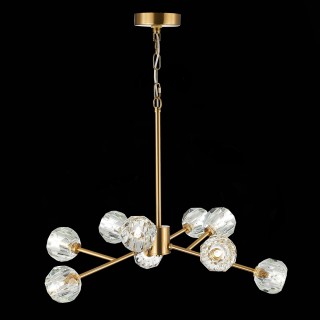 SL1166.303.09 Светильник подвесной ST-Luce Латунь/Прозрачный G9 LED 9*5W ROMANO-foto7