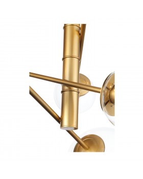 SL1150.203.08 Светильник подвесной ST-Luce Матовое золото/Прозрачный E27 8*40W (из 3-х коробок) LIORA-foto16