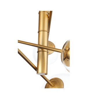 SL1150.203.08 Светильник подвесной ST-Luce Матовое золото/Прозрачный E27 8*40W (из 3-х коробок) LIORA-foto16