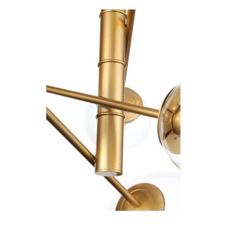 SL1150.203.08 Светильник подвесной ST-Luce Матовое золото/Прозрачный E27 8*40W (из 3-х коробок) LIORA-foto16