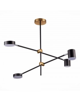 SL1604.432.04 Светильник потолочный ST-Luce Черный, Латунь/Черный LED 4*5W 3000K RODRIGO-foto3