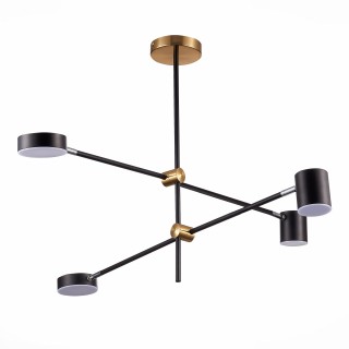 SL1604.432.04 Светильник потолочный ST-Luce Черный, Латунь/Черный LED 4*5W 3000K RODRIGO-foto3