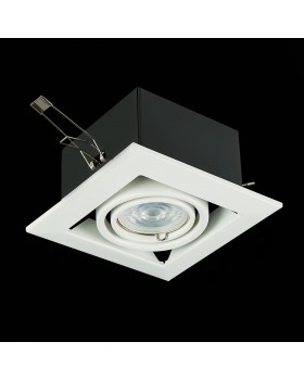 ST250.558.01 Св-к встр. Черный, Белый GU10 1*50W IP20 L126xW126xH70 220V Без ламп HEMI-foto8