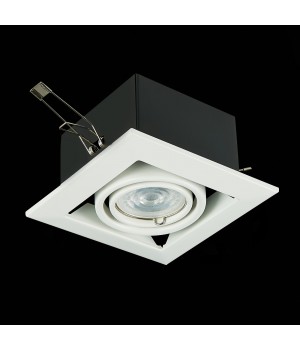 ST250.558.01 Св-к встр. Черный, Белый GU10 1*50W IP20 L126xW126xH70 220V Без ламп HEMI-foto8