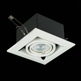 ST250.558.01 Св-к встр. Черный, Белый GU10 1*50W  IP20 L126xW126xH70 220V Без ламп HEMI-foto8