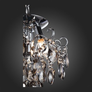 SL846.102.03 Люстра подвесная ST-Luce Темный хром/Тонированный черный E14 3*40W ORECCHINI-foto5