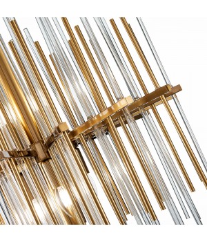 SL1628.303.08 Люстра подвесная ST-Luce Латунь/Прозрачный, Латунь E14 8*40W TERAMO-foto13