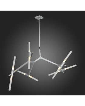SL947.102.10 Люстра потолочная ST-Luce Серебристый/Белый G9 10*5W LACONICITA-foto4