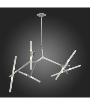 SL947.102.10 Люстра потолочная ST-Luce Серебристый/Белый G9 10*5W LACONICITA-foto4