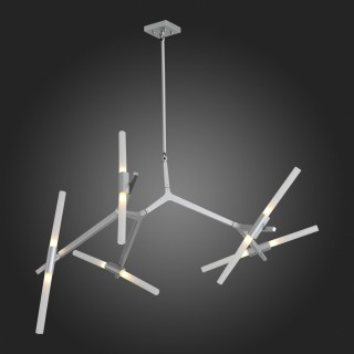 SL947.102.10 Люстра потолочная ST-Luce Серебристый/Белый G9 10*5W LACONICITA-foto4