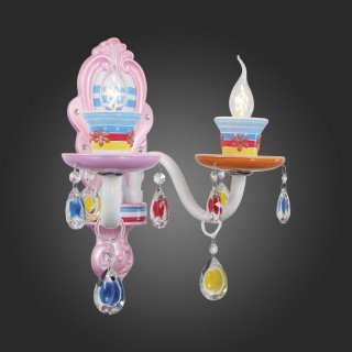 SL673.781.02 Бра ST-Luce Разноцветный/Разноцветный E14 2*40W ORNATO-foto8