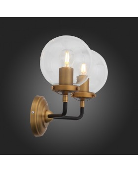 SL234.401.02 Бра ST-Luce Черный, Золото/Прозрачный E27 2*40W VARIETA-foto9