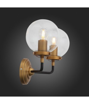 SL234.401.02 Бра ST-Luce Черный, Золото/Прозрачный E27 2*40W VARIETA-foto9