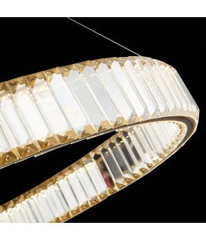 SL1622.383.01 Люстра подвесная ST-Luce Латунь/Прозрачный LED 1*52W 4000K TIVOLI-foto6