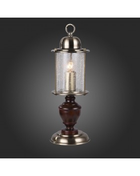 SL150.304.01 Прикроватная лампа ST-Luce Бронза, коричневый/Прозрачный с эфектом трещин E27 1*60W VOLANTINO-foto3