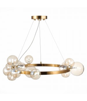 SL1165.303.15 Светильник подвесной ST-Luce Бронза/Коньячный G4 15*5W NECTON-foto11