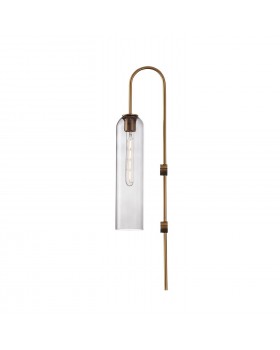 SL1145.341.01 Светильник настенный ST-Luce Латунь/Дымчатый E27 1*60W CALLANA-foto2