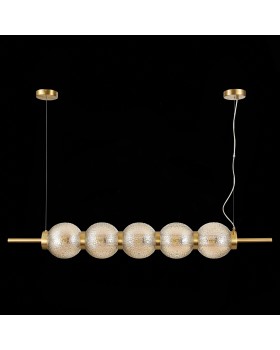 SL1155.303.05 Светильник подвесной ST-Luce Латунь/Коньячный E14 5*40W MARENA-foto5