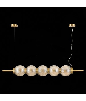 SL1155.303.05 Светильник подвесной ST-Luce Латунь/Коньячный E14 5*40W MARENA-foto5