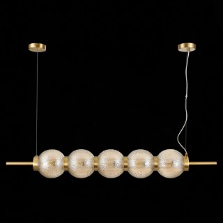 SL1155.303.05 Светильник подвесной ST-Luce Латунь/Коньячный E14 5*40W MARENA-foto5