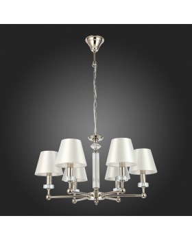 SL1755.153.06 Люстра подвесная ST-Luce Никель/Белый E14 6*40W VIORE-foto8