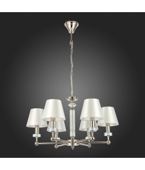 SL1755.153.06 Люстра подвесная ST-Luce Никель/Белый E14 6*40W VIORE-foto8