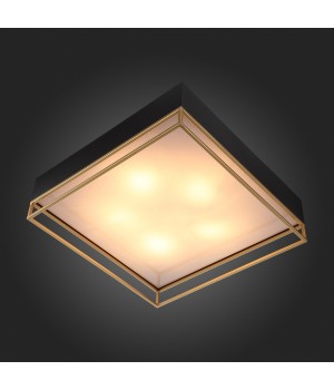 SL1127.422.05 Светильник потолочный ST-Luce Черный, Матовое золото/Белый E27 5*40W CHODO-foto3