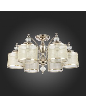 SL1750.102.06 Люстра потолочная ST-Luce Никель/Золотистый E14 6*40W CORESIA-foto8