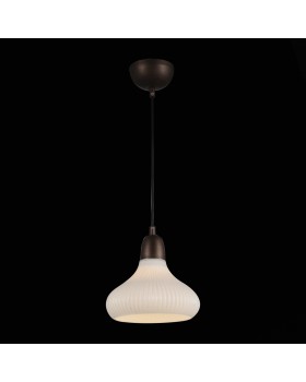 SL712.883.01 Светильник подвесной ST-Luce Темный кофе/Белый E27 1*60W GENIO-foto2