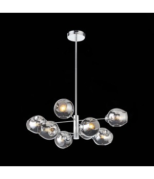 SL1500.103.08 Светильник подвесной ST-Luce Хром/Дымчатый E14 8*40W FOVIA-foto5