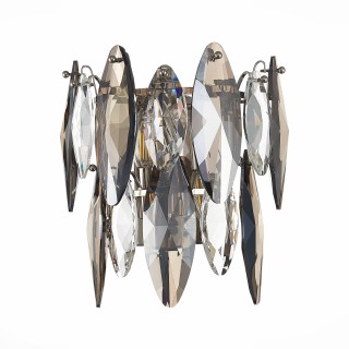 SL1227.101.02 Бра ST-Luce Никель/Прозрачный E14 2*40W ANCONA-foto2