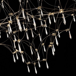 SL797.103.114 Люстра подвесная ST-Luce Хром, Прозрачный LED 114*0,45W 3200K GRAVETTA-foto7