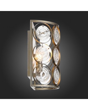 SL1105.201.02 Светильник настенный ST-Luce Золотистый с патиной/Золотистый, Прозрачный E14 2*60W SERANDA-foto9