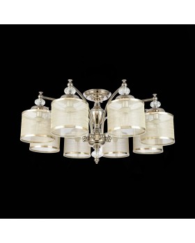 SL1750.102.08 Люстра потолочная ST-Luce Никель/Золотистый E14 8*40W CORESIA-foto4