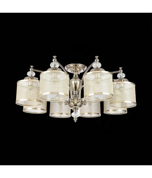 SL1750.102.08 Люстра потолочная ST-Luce Никель/Золотистый E14 8*40W CORESIA-foto4