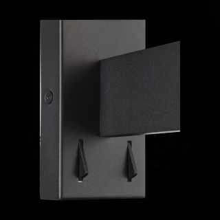 SL1580.401.02 Светильник настенный ST-Luce Черный/Белый LED 2*6+3W 3200K RALIO-foto6