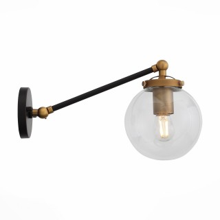 SL234.411.01 Бра ST-Luce Черный, Золото/Прозрачный E27 1*40W VARIETA-foto2