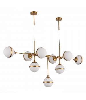 SL1157.303.09 Светильник подвесной ST-Luce Бронза/Белый E14 9*40W ARBE-foto2