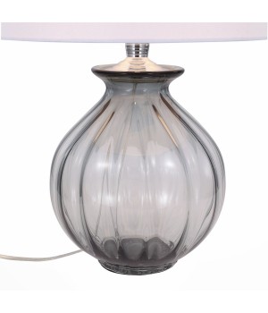 SL968.404.01 Прикроватная лампа ST-Luce Хром, Дымчатый/Белый E27 1*60W (из 2-х коробок) AMPOLLA-foto2