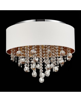 SL1350.502.06 Светильник потолочный ST-Luce Хром/Белый, Золотистый, Прозрачный E14 6*40W LACCHIA-foto8