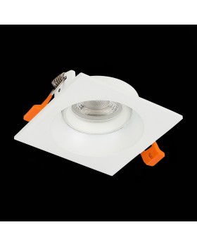 ST208.518.01 Св-к встр. Мат. белый GU10 1*50W L94xW94xH40 220V Без ламп MISURA-foto5