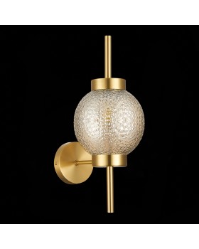 SL1155.301.01 Светильник настенный ST-Luce Латунь/Коньячный E14 1*40W MARENA-foto4