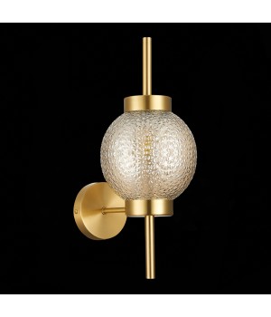 SL1155.301.01 Светильник настенный ST-Luce Латунь/Коньячный E14 1*40W MARENA-foto4