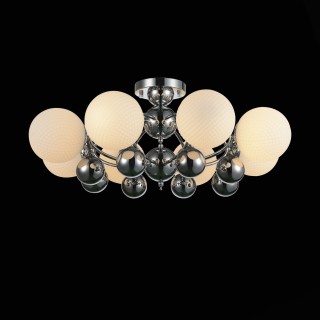 SL715.102.08 Люстра потолочная ST-Luce Хром/Белый E27 8*60W FORMA-foto2