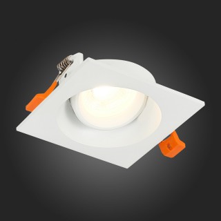 ST208.518.01 Св-к встр. Мат. белый GU10 1*50W  L94xW94xH40 220V Без ламп MISURA-foto7